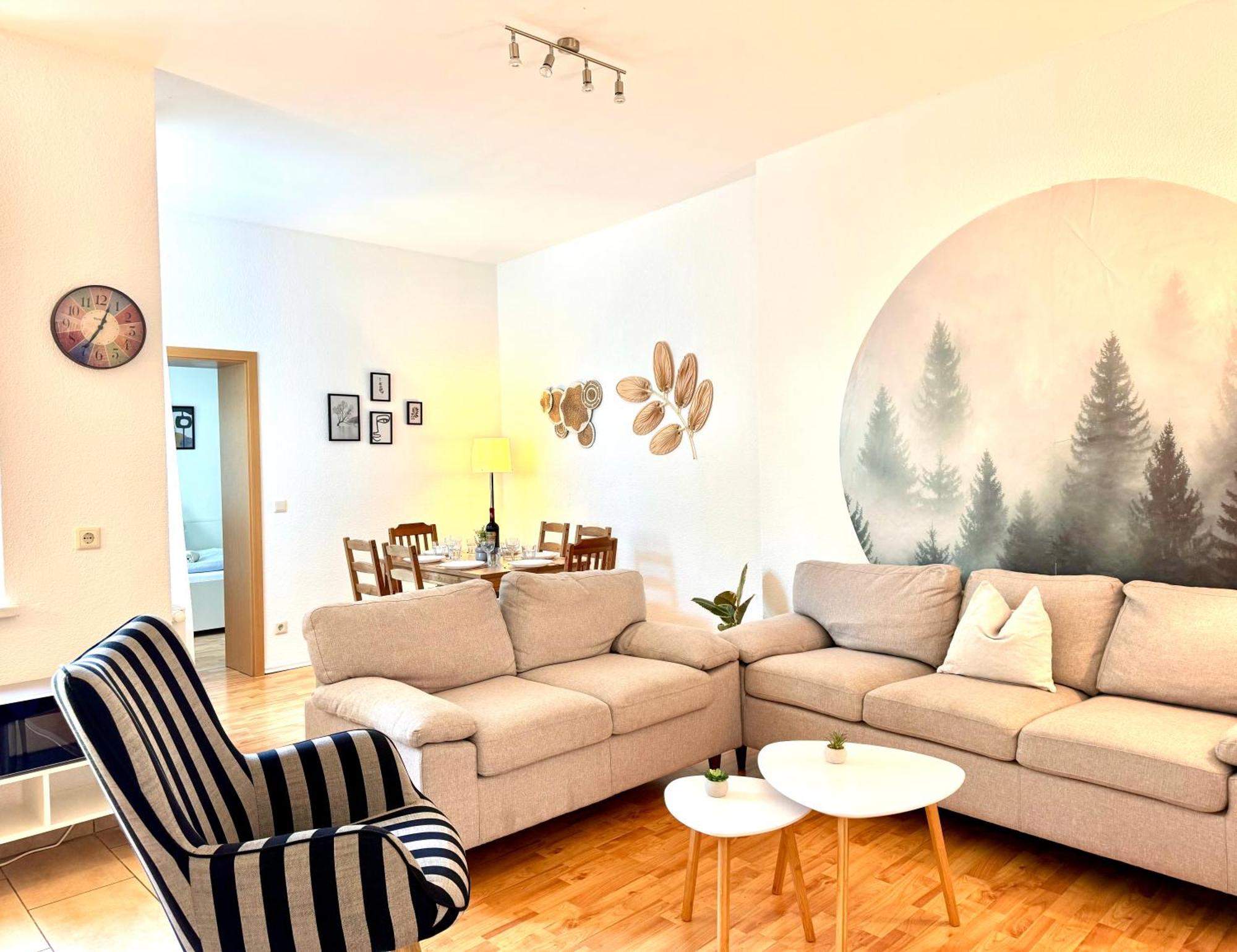 Holiday Appartement,Kostenfrei Parkplatz,Innenstadt,3 Bdr,6 Personen,Babybett เบาท์เซน ภายนอก รูปภาพ
